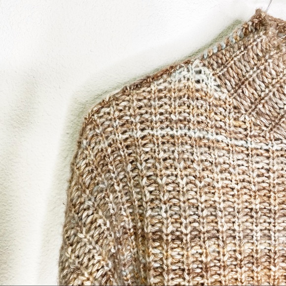 NWT Marled Knit High Neck Sweater - Picture 3 of 5